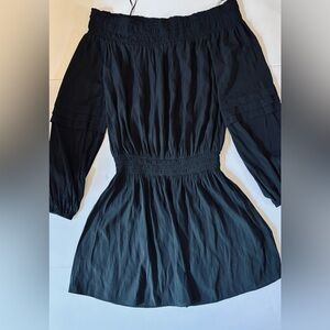 “NWOT” Ramy Brooke Women’s Black, Off Shoulder,Mini Dress, Size Small